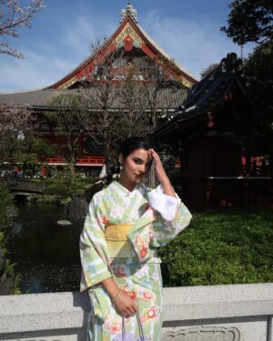 Missy Fierro Instagram - only Mulan warned me that you can’t breathe in a kimono 👘