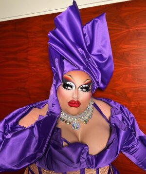 Mistress Isabelle Brooks Instagram - Patrick Starrr after drinking the McDonald’s Grimace Shake 💜: 

#drag #makeup #dragqueen #RPDR #dragrace