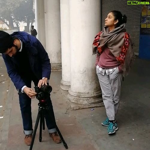 Mita Vashisht - 221 Likes - BTS : Shooting some winters ago for 'Mani Kaul and That Thing Called The Actor'
In pic @Omar Adma Khan, @Sidrah Fatma and @Lapdiang Syiem...
(Insta produced this reel from somewhere...grabbed it before it disappears..so much so for pre- planning publicity for the film release--ha ha!)
#Naytashastra #actorscraft #Manikaul