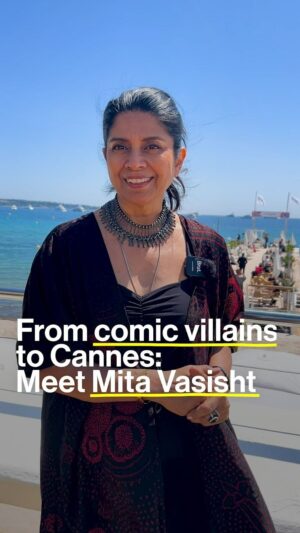 Mita Vashisht Instagram - #REPOST @brut.india 
“I think comic villains are very difficult roles to play.” Actor Mita Vasisht opened up about her journey from daily soaps to her film The Shameless which is competing for the category Un Certain Regard in an exclusive interview with Brut. #Cannes2024