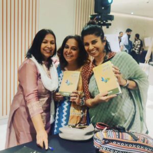 Mita Vashisht Instagram - My Mornings are Magical Now.

Discovered, RE-discovered, thanks to being at the Bangalore Poetry Festival, the joy of reading a poem every day.

The Hindi poetry session featured three wonderful women poets:
in picture, extreme left, is the marvelous Hindi poetess Anuradha Singh who read from her fabulous collection, उत्सव का पुष्प नहीं हूं, one of the several books I bought and had her autograph it.

Reading a poem or two every morning with my cup of tea, is akin to having a brief but profound and enlightening discourse with the  poetess/poet herself/himself---

My morning tea time has now transformed into a sacred ritual....
'A Cup of Tea and A Poem' time

#poetry
#poetsfromindia
#bangalorepoetryfestival2023
#anuradhasingh
#hindipoetry