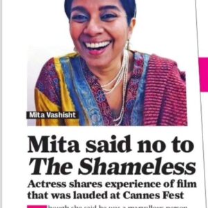 Mita Vashisht Instagram - Don't you just love how destiny plays it all out...the best you can do is be playing the game with your honesty at the core of your heart...I say 'no' give my reason, he says 'yes you must, we'll work it.out'... I do the film, a year later I am at CANNES ...upar wala hee hai sab kuch