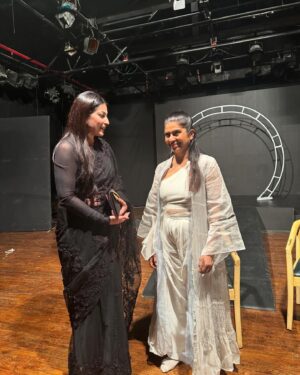 Mita Vashisht Instagram - An absolutely honoured & blissful moment with the most humble, extremely talented & versatile actress @mitavasisht  ma’am at @nsd_official_ 

Thank you so much maam for your valuable time & that warm hug ❤️🤗

#blessed 😇🙏

Always grateful to @glamourgurgaon @mrsdelhincrofficial @bnangia ma’am @barkhanangiaofficial  ma’am ❤️

#instadaily #instalike #explore #explorepage #instagram #celebrity #actress #bollywood #theatre #acting #delhi