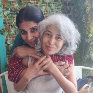 Mita Vashisht Instagram - Has it been 39 years when we last met...?
 I don't think so.... clearly not letting go of each other now....
Had been searching all over for the last ten years to find you! ❤️ 

When 16 years of age 
..high school days...
Guitar playing days 
Abba Carpenter song-ing and figuring out the guitar cords we could match our voices to...

Early morning sunrise walks through the gigantic boulder studded landscape of Secunderabad 
Being aghast and running from creepy flashing men...

Discussing our pining for our individual best friends who were no longer in Sec'bad since their Dads had been posted out..
(Funnily, that best friend is not the one I sought out later)

The apprehension and excitement of discovering and making our individual fashion statements at 16 years...

Dance evenings at the Secunderabad Club days...

The live band at the Sec'bad Club, that we would strain to listen to, from my 5 Bolton Road Bungalow, on nights when we teenagers were not allowed to the Grownups dance evenings..

Food fads, chocolate powder heaped on cold milk and how to drink in without the powder getting into our nostrils

Everyday, just discovering the Universe together ....