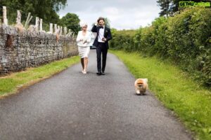 Mitch Hewer Instagram - Mumma bear & my little Lion 🐻🦁#pomeranian #pom #wedding Its my turn next 💍😘 📷: #sachamillerphotography