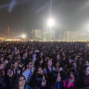Mithoon Sharma Instagram - Had a blast celebrating my music at the #opjindaluniversity  campus grounds last evening with @mohammedirfanali @abhisheknailwal @bhoomitrivediofficial @ericpillai and my amazing band.

Big thank you to all who came and sang every song with us. 

@voyager_i @godswill.i.am @eli.rodstick @guitar21tushar  @anugrah4music @rinkurajput5868

pics by @enoch.rodrigues