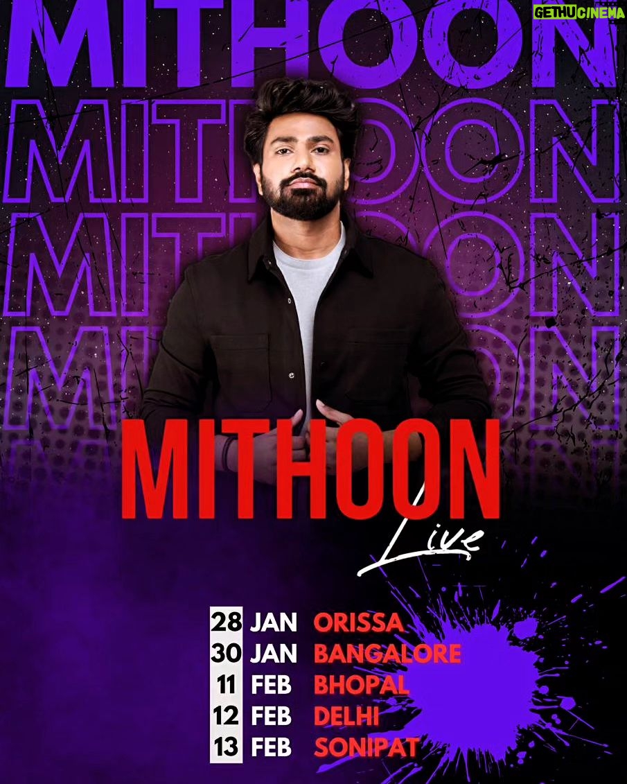 Mithoon Sharma - 6K Likes - Which city are you coming to ?
#mithoonlive
