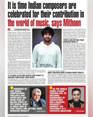 Mithoon Sharma Instagram - #ascap #sanamre #bombaytimes