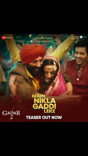 Mithoon Sharma Instagram - You all guessed it right! #MainNiklaGaddiLeke is coming your way. 🚒

Song out tomorrow, stay tuned. 

#Gadar2 aa rahi hai bade parde par 🔥 lagane iss Independence Day! 🇮🇳 
Cinemas mein 11th August se 🎞️

@zeestudiosofficial @gadarmovie_official @iamsunnydeol @ameeshapatel9 @iutkarsharma @anilsharma_dir @anilsharmaprod @shaktimaan6963 #AnandBakshi @shamkaushal09 @shabinakhanofficial @uditnarayanmusic @adityanarayanofficial #UttamSingh @quadri.sayeed @simratkaur_16 @manishwadhwa.in @hellomontysharma @mrgravitas @zeemusiccompany @zee5 @zeecinema @zee5global