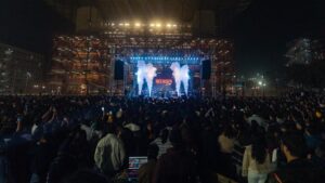 Mithoon Sharma Instagram - Had a blast celebrating my music at the #opjindaluniversity  campus grounds last evening with @mohammedirfanali @abhisheknailwal @bhoomitrivediofficial @ericpillai and my amazing band.

Big thank you to all who came and sang every song with us. 

@voyager_i @godswill.i.am @eli.rodstick @guitar21tushar  @anugrah4music @rinkurajput5868

pics by @enoch.rodrigues