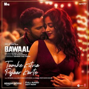 Mithoon Sharma Instagram - The Heartmelting romantic melody #TumheKitnaPyaarKarte is all yours❤️‍🔥
Tune in now! Link in bio

Produced by #SajidNadiadwala and Directed by @niteshtiwari22  #BawaalOnPrime, July 21 on @primevideoin

@varundvn @janhvikapoor @ashwinyiyertiwari @wardakhannadiadwala
@nadiadwalagrandson @earthskynotes @pglens @mehrotranikhil @bawlekiduniya #BhushanKumar @tseries.official @mithoon11 @arijitsingh @manojmuntashir