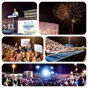 Mitt Romney Instagram - Incredible event in Defiance, OH tonight! #RomneyRyan1012