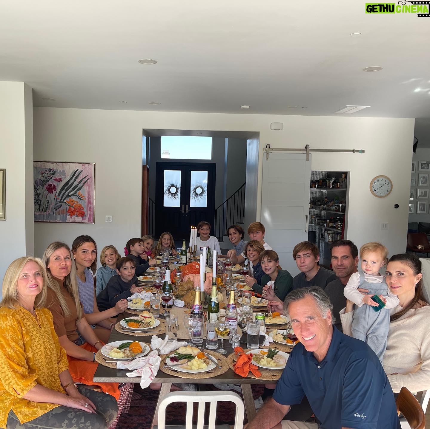 Mitt Romney - 13.7K Likes - From my family to yours: Happy Thanksgiving!