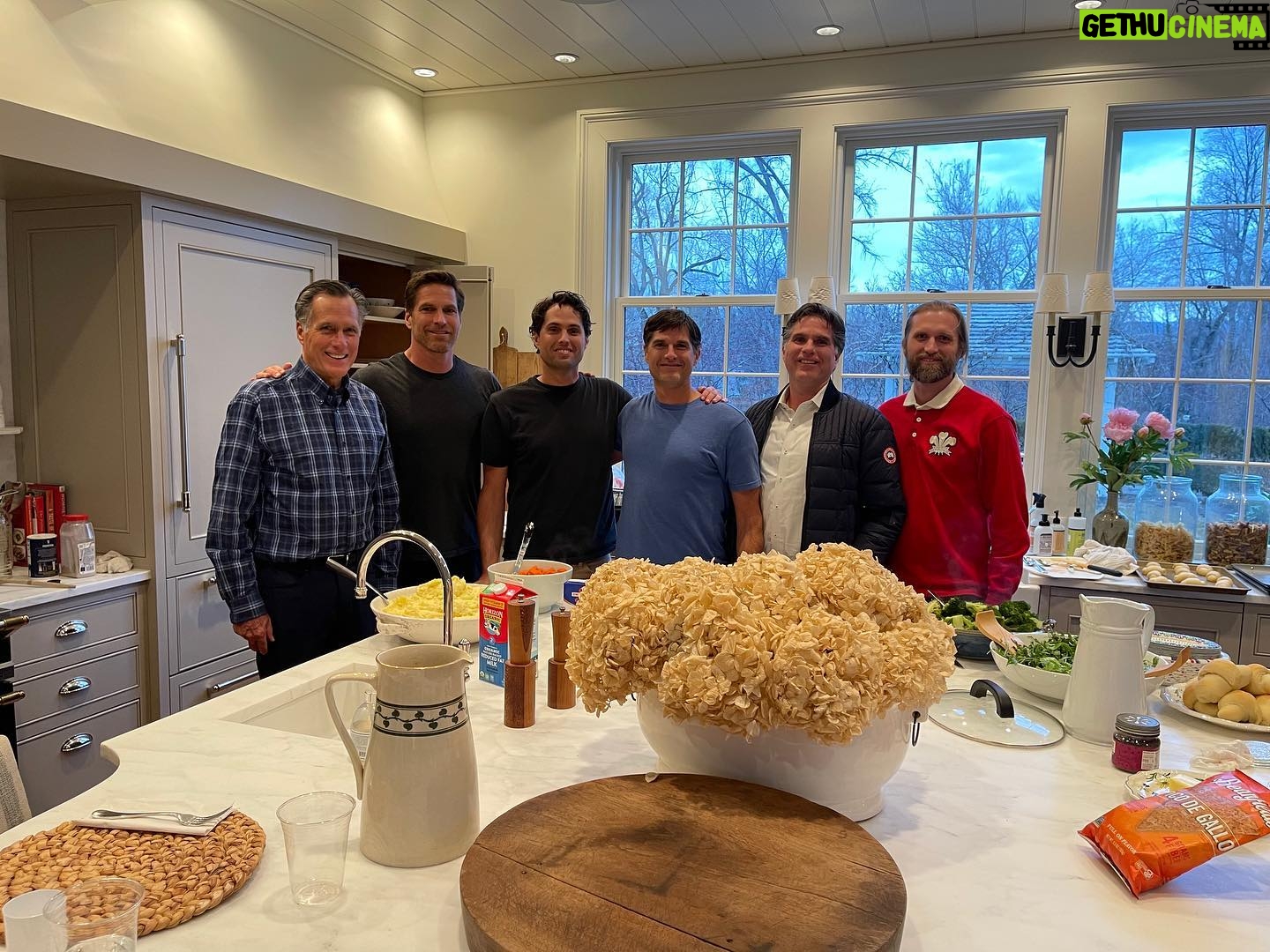 Mitt Romney - 11.8K Likes - We unexpectedly had all 5 of our sons and their families come to dinner. What began as a meal for 10 became a meal for 30 of us. Only 7 of our family missing. Peeled more potatoes, boiled more carrots and broccoli, stretched the pot roasts, and set up 3 folding tables and 18 folding chairs!