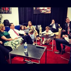 Mitt Romney Instagram - Enjoying a little family time before the debate. #RomneyRyan2012