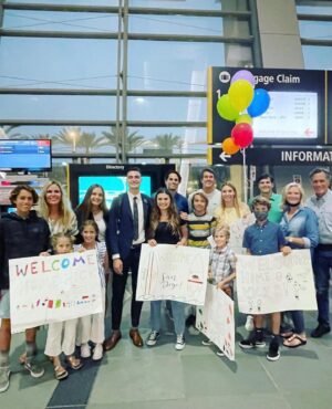 Mitt Romney Instagram - Two years serving his mission in Rome—welcome home, Nick!