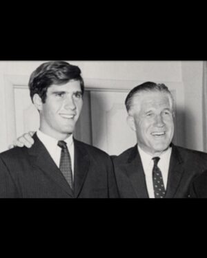 Mitt Romney Instagram - My father: character, courage and virtue. The real deal. Miss you, Dad.