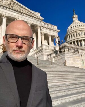 Moby Instagram - In DC with @linzhicks & @candicebergenbagel to lobby Congress and the Biden administration to have plant based food options at all federal buildings! Thanks @environmentalworkinggroup @repmcgovern @repraskin @corybooker @agbecerra @neeratanden