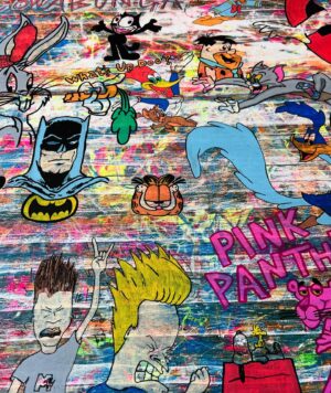 Mocomichi Hayami Instagram - 🎨描きました　5作のうちの第1作

#art
#teenagemutantninjaturtles 
#donaldduck 
#ghostbusters 
#transformers 
#spiderman 
#marvel
#felixthecat 
#flintstones 
#bugsbunny 
#woodywoodpecker 
#tomandjerry 
#popeye 
#cartoon
#smarf
#batman 
#dc
#garfield 
#roadrunner 
#mickeymouse 
#beavisandbutthead 
#snoopy 
#pinkpanther 
#simpsons 
#wackyraces
#disney