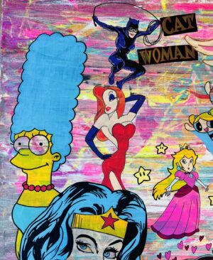 Mocomichi Hayami Instagram - 2作目　　

#art
#wonderwoman 
#marge
#jessicarabbit 
#catwoman 
#harleyquinn 
#princesspeach 
#powerpuffgirls 
#jasmine
#thejetsons
#tweety
#oliveoyl
#minniemouse 
#lolabunny
#wackyraces
#velma
#deedee
#bettyboop
#marvel
#dc
#nintendo
#cartoonnetwork 
#disney