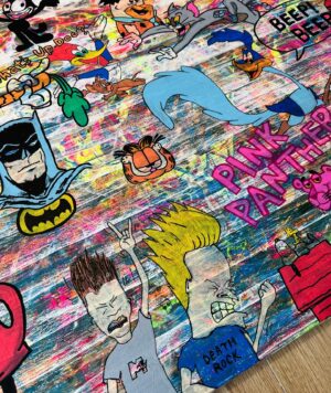 Mocomichi Hayami Instagram - 🎨描きました　5作のうちの第1作

#art
#teenagemutantninjaturtles 
#donaldduck 
#ghostbusters 
#transformers 
#spiderman 
#marvel
#felixthecat 
#flintstones 
#bugsbunny 
#woodywoodpecker 
#tomandjerry 
#popeye 
#cartoon
#smarf
#batman 
#dc
#garfield 
#roadrunner 
#mickeymouse 
#beavisandbutthead 
#snoopy 
#pinkpanther 
#simpsons 
#wackyraces
#disney