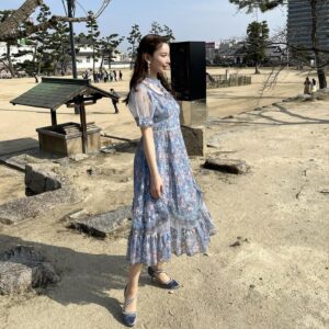 Moe Yuki Instagram - 投稿が遅くなってしまいました😂
Instagramが勝手にログアウトしてしまって、
復活するのに手間取ってしまいました😂💦

福山城に行ってきた写真です😌
素敵な衣装を用意していただいたので、
着替えて、授賞式までの時間に、急いで行ってきました！✨

改装されたばかりで、とっても綺麗で、
お城にいくことができて、よかったです🥰🥰

#福山城