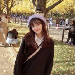 Moeka Ukawa Instagram - ♡
今年もイチョウ見に行けました！☺️