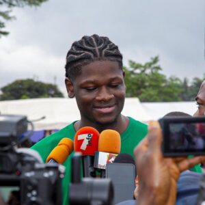 Mohamed Bamba Instagram - Not just ‘one of’.. This was the best day of my life! Every child that I’ve come across today had the biggest, brightest smile. Never forget your why, this is mine. Many more to come! Thank you @fibb_officiel 🇨🇮🐘