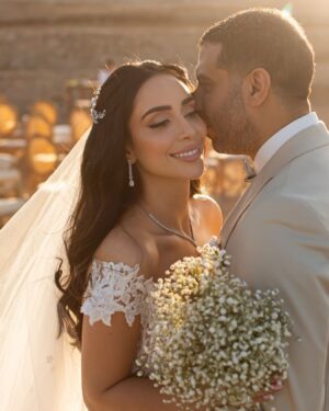 Mohamed Faraag Instagram - 6.5.22 ♥️

Mr. & Mrs. Farrag

Bride 
  Image consultant @amaltayssir 
  Dress @jatoncouture via 
  @esposagroup 
  @esposaprive 
  Headpiece @esposagroup 
  @esposaprive 
  Shoes @miumiu 
  Jewelery @jawharaeg 
  Makeup @kuchumova_selya 
  Hair @ahmed__mounir 
  @alamode.salon 

Groom 
  Stylist @bypoucyelshahawy 
  Suit @ahmedfouad_official 
  @mr.tuxedos 

PR @daccomms 
Photography @selia_photography 
Videography @xfilmmaker 
Beauty/Hair partner @alsagheersalons 
Travel partner @travistaegypt 
Venue @albatros.citadel.entertainment 
Wedding planner @decarmamf