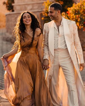 Mohamed Faraag Instagram - Our dream came true 🤍🧡

A huge thank you to everyone who was part of our special day ♥️

شكر كبير اوى من القلب لكل الناس اللى ساعدتنا عشان اللحظة دى تتحقق 🙏😘

Bride
  Image consultant @amaltayssir 
  Dress @marmarhalim 
  Makeup @kuchumova_selya 
  Hair @malaksamy_1 @alsagheersalons 

Groom
  Stylist @bypoucyelshahawy 
  Suit @ahmedfouad_official @mr.tuxedos 

PR @daccomms 
Photography @selia_photography 
Videography @xfilmmaker 
Travel partner @travistaegypt 
Venue @albatros.citadel.entertainment 
Wedding planner @decarmamf
