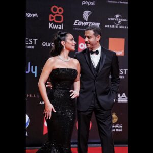 Mohamed Faraag Instagram - من حفل إفتتاح الدورة الخامسة لمهرجان الجونة السينمائى .. 

Thank you @elgounafilmfestivalofficial for having us 🖤

Styling by: @bypoucyelshahawy 
Fashion assistant: @sandraossama 
Suit: @lecollezionieg @emporioarmani 

Photocredits: @norayoussef_photography @hamedz199 @mkhatibm16 @thecairozoom