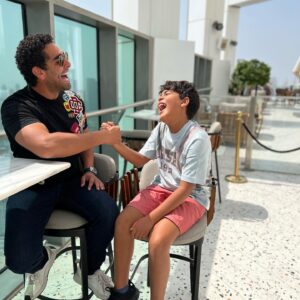 Mohamed Kelany Instagram - I will always need my son, no matter what age I am. My son has made me laugh, made me proud, made me cry, seen me cry, hugged me tight, seen me fail, cheered me up, kept me on my toes, and at times driven me crazy, But my son is a promise that I will have a friend forever.
@hamzakelany13 
@slsdubai