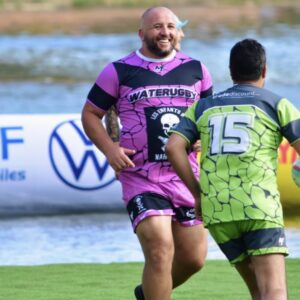 Mokhtar Guetari Instagram - Un week-end de folie avec le @waterugbysuddefrance .
Un gros big up à @yann_delaigue @71_cedric_xviii et à son staff 
Vivement l année prochaine 
MERCI de m'avoir permis de jouer avec les grands noms du rugby @rugbyfrenchflair
#RugbyFamily #TuVeuxMarquerBenTuPlonges
Et un GRAND MERCI @lemondedenono_ et @aaronnephotography  pour les belles photos 📷📷