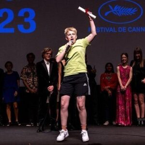 Molly Manning Walker Instagram - How To Have Sex wins Un Certain Regard prize at @festivaldecannes ran from italy to collect it. 

So much love this week. Thanks to the most epic team 🥰