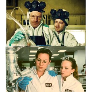Molly Windsor Instagram - You are the Walter to my Jesse @longbrophy 
#yeahscience #breakingbad #traces #breakingtraces #tracingbad