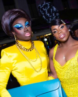 Monét X Change Instagram - Pink Carpet 🌻
.
.
So incredibly proud of the @werehere gurls, but especially to my ride or die, my Bobert, my ace boon, my Roberta Elaine the Drag Queen. Soon as I saw him come out looking so stunning, and beautiful, and glamorous, and perfect, and powerful I immediately started welling up with tears. You are my superstar and I Love you so much. 

All photos: @davidelaffe 
Gown: @blackandwhitestriped 
Stoning: @legalminor 
Hair: @edwardsizzahands2.0
