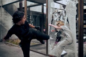 Monette Moio Instagram - ROLEPLAY is out on @amazonstudios today! Doubling @kaleycuoco is an absolute dream & this film was nothing short of that. Thanks to the Berlin stunt crew for keeping me safe! 

@buffconnection
Photo credit: Reiner Bajo