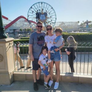 Monica Ruiz Instagram - I swear Mikey likes it. Just trying to be cool. @disneyland
