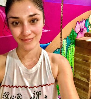 Monica Ruiz Instagram - Maybe the #theincrediblehulk just needs yoga. I sure was ready to smash a few things before class 🤣