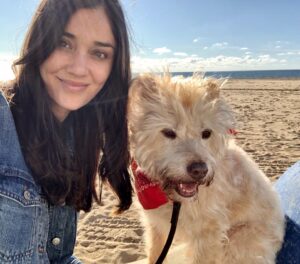 Monica Ruiz Instagram - My bubs Mack is 12 and looks 2. This year I plan on taking better care of my skin and dialing back the excuses not to (and perhaps the clock a bit) @thethingswedo.co #terriermixesofinstagram #skincareroutine #needone #postbabyskinproblems