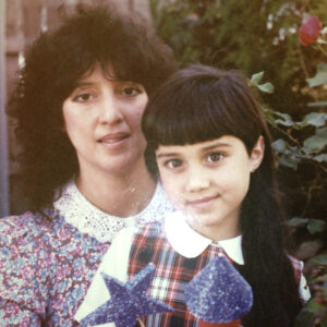 Monica Ruiz Instagram - Thankful for my mom today and all she’s done for me and is now doing for all the grandkids. I’m even more thankful she no longer cuts my hair #bangstyle #wtf #perm #halfmyheadwasbangs #mothersday #putdownthescissors