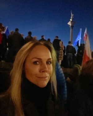 Monika Krzywkowska Instagram - Płac zamkowy# zostajemy w Unii