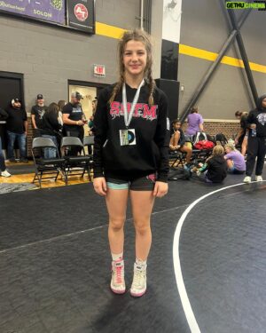 Montana De La Rosa Instagram - @zaylyn.marie competed in Iowa this past weekend and went 9-0 in duals and individuals. She also won most outstanding wrestler for the tournament, making it two years in a row.