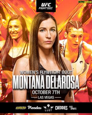 Montana De La Rosa Instagram - #ufcfightnight here we come!  See you Saturday night 😜