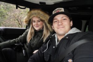 Montana Jordan Instagram - traveling with you is all I wanna do🤎✈️🏔️🧳