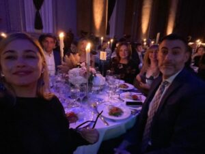Moran Rosenblatt Instagram - I came to New York to take part in a gala event of an organization that I just got to know and I am so so happy that I did. Rabbi Vigler and all of the other amazing people from “Belev Ehad” are doing the job of the angels looking out for injured soldiers. I was honored to take part in this event and meet the people that help them and especially the soldiers. @belevechad @rabbivigler hope I represented #hitandrun and #fauda with respect ♥️
