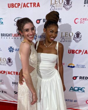 Morgan Taylor Campbell Instagram - Thank you for a wonderful weekend @leoawardsbc 

Thank you for recognizing the story put forth in Cruel Instruction and the ongoing pursuit for freedom it intends to shed light upon. For those curious to understand deeper, please visit @breakingcodesilence to help end adolescent abuse. 
Thank you @letitsnow0428 & @ashleyseternalmonday for putting your hearts in our hands and entrusting us to honor a truth far too overlooked and forgotten. 

As well, thank you @leoawardsbc for recognizing my sista in crime @rhiannajagpal and I for The Imperfects (@heatonactual 💚), a project that was pivotal in my understanding of my craft and set the springboard for me to be able to show up to the table when @stanleymbrooks called with the script for Cruel Instruction. How frickin’ bad ass to be stacked in a category next to @sarahchalke 🙉♥️
Thank you.  Thank you.  Thank you.
