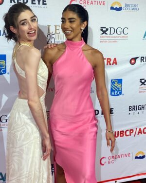 Morgan Taylor Campbell Instagram - Thank you for a wonderful weekend @leoawardsbc 

Thank you for recognizing the story put forth in Cruel Instruction and the ongoing pursuit for freedom it intends to shed light upon. For those curious to understand deeper, please visit @breakingcodesilence to help end adolescent abuse. 
Thank you @letitsnow0428 & @ashleyseternalmonday for putting your hearts in our hands and entrusting us to honor a truth far too overlooked and forgotten. 

As well, thank you @leoawardsbc for recognizing my sista in crime @rhiannajagpal and I for The Imperfects (@heatonactual 💚), a project that was pivotal in my understanding of my craft and set the springboard for me to be able to show up to the table when @stanleymbrooks called with the script for Cruel Instruction. How frickin’ bad ass to be stacked in a category next to @sarahchalke 🙉♥️
Thank you.  Thank you.  Thank you.