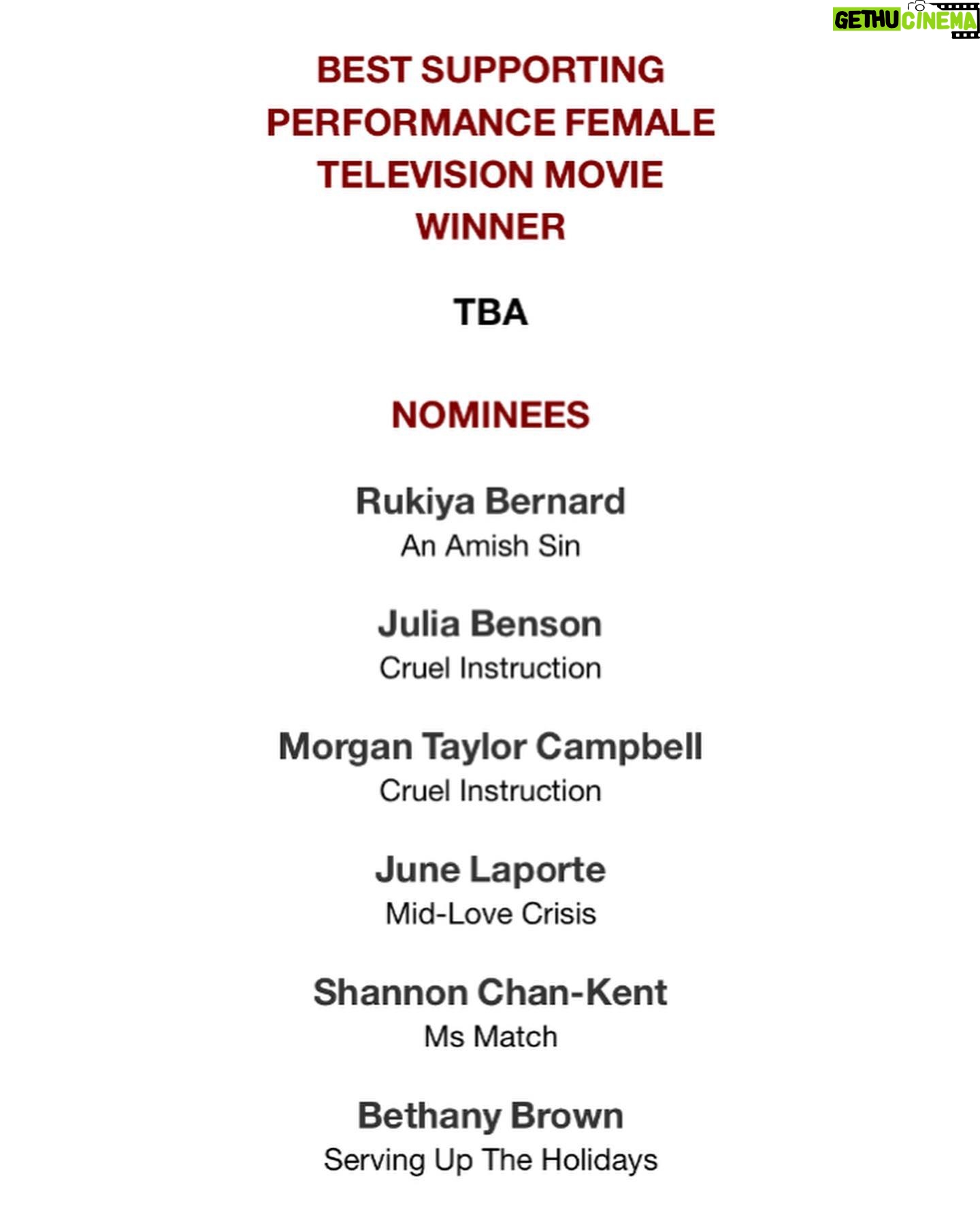 Morgan Taylor Campbell - 2.1K Likes - Appreciating the nod @leoawardsbc, thank you for celebrating another kick ass year of the heat Canada’s packin’ 😚