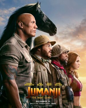 Morgan Turner Instagram - new player unlocked 🎮🐎 #Jumanji : The Next Level in theatres December 13th !
